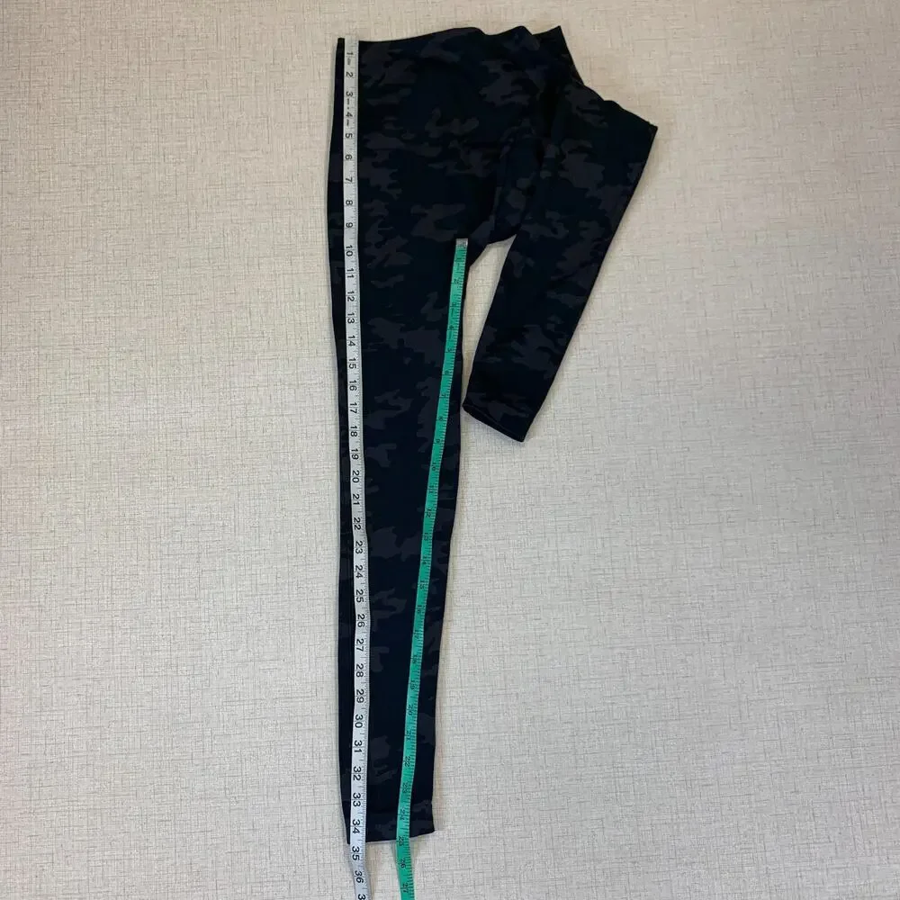 Spanx Leggings Womens M Medium High Rise Tummy Control Look At Me Now Camo